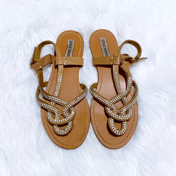 steve madden rhinestone sandals